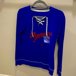 Adidas NYR Long Sleeve Shirt, Small